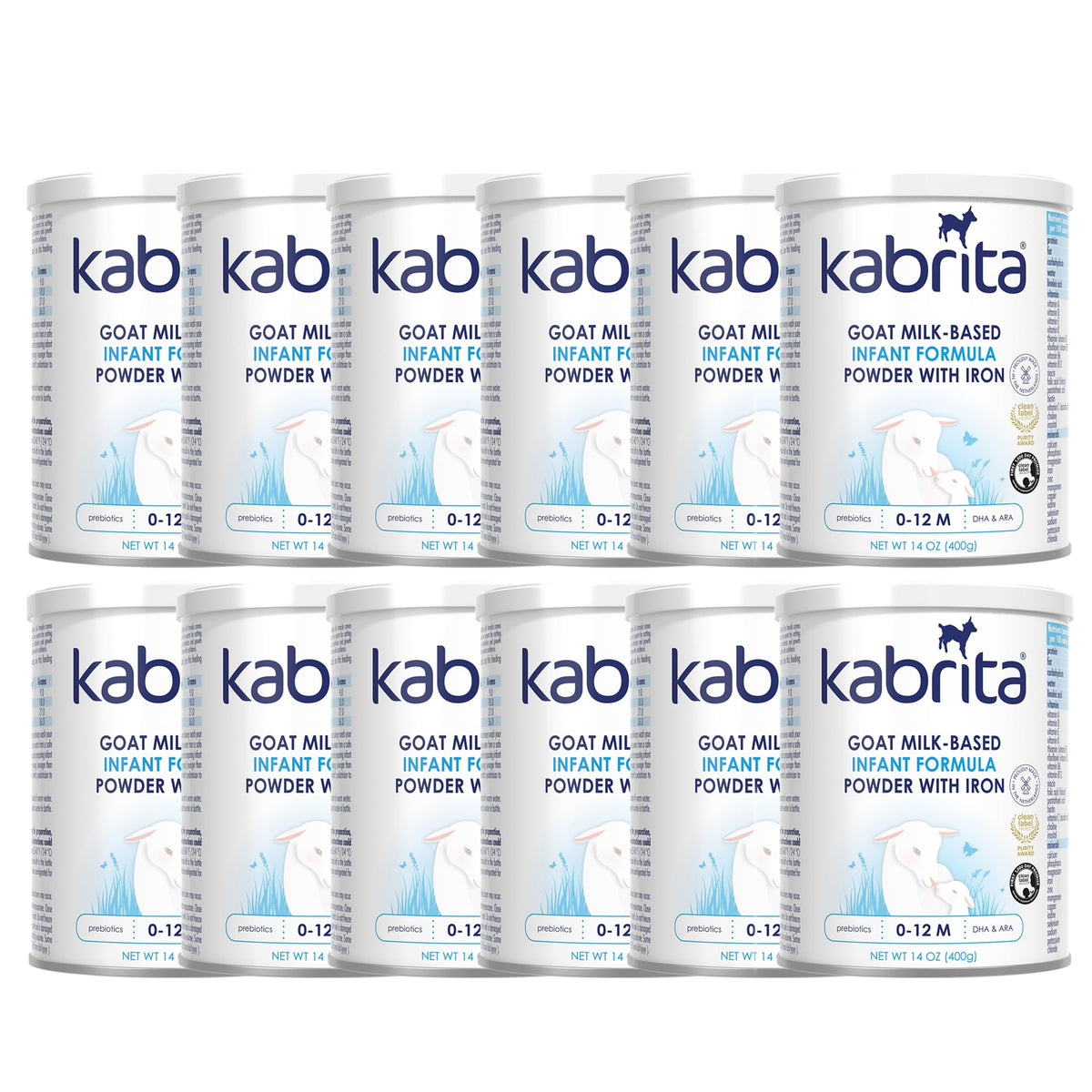 Kabrita Goat Milk Infant Formula Powder, Gentle Digestion, 14 oz Pack of 12