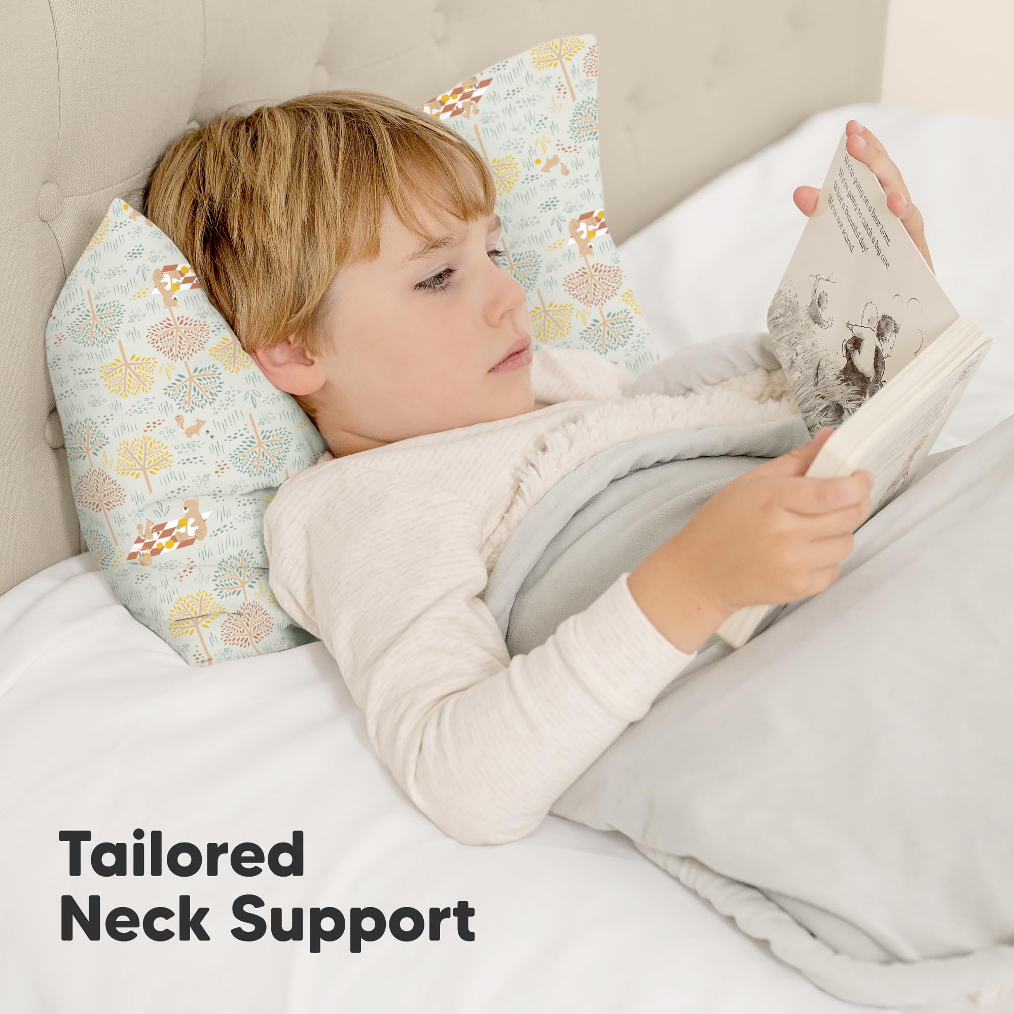 Toddler Pillow with Pillowcase, 13x18 My Little Dreamy Pillow (Wild Picnic)