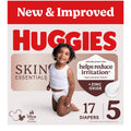 Huggies Size 5 Diapers, Skin Essentials Baby Diapers, Size 5 (27+ lbs), 17 Count, Packaging May Vary