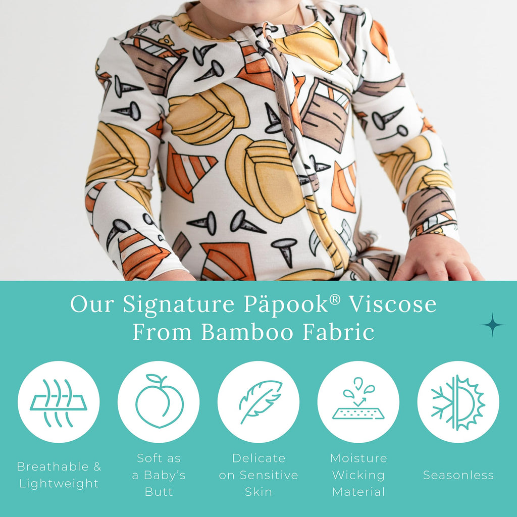 Posh Peanut Convertible Baby Sleepers, Boy Toddlers Footless Pajamas