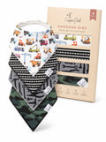 Copper Pearl Baby Bibs for Baby Boy or Girl – Bandana Drool Bibs for Teething, Absorbent Bibs for Eating, Newborn to Toddler, 4 Pack, Diesel