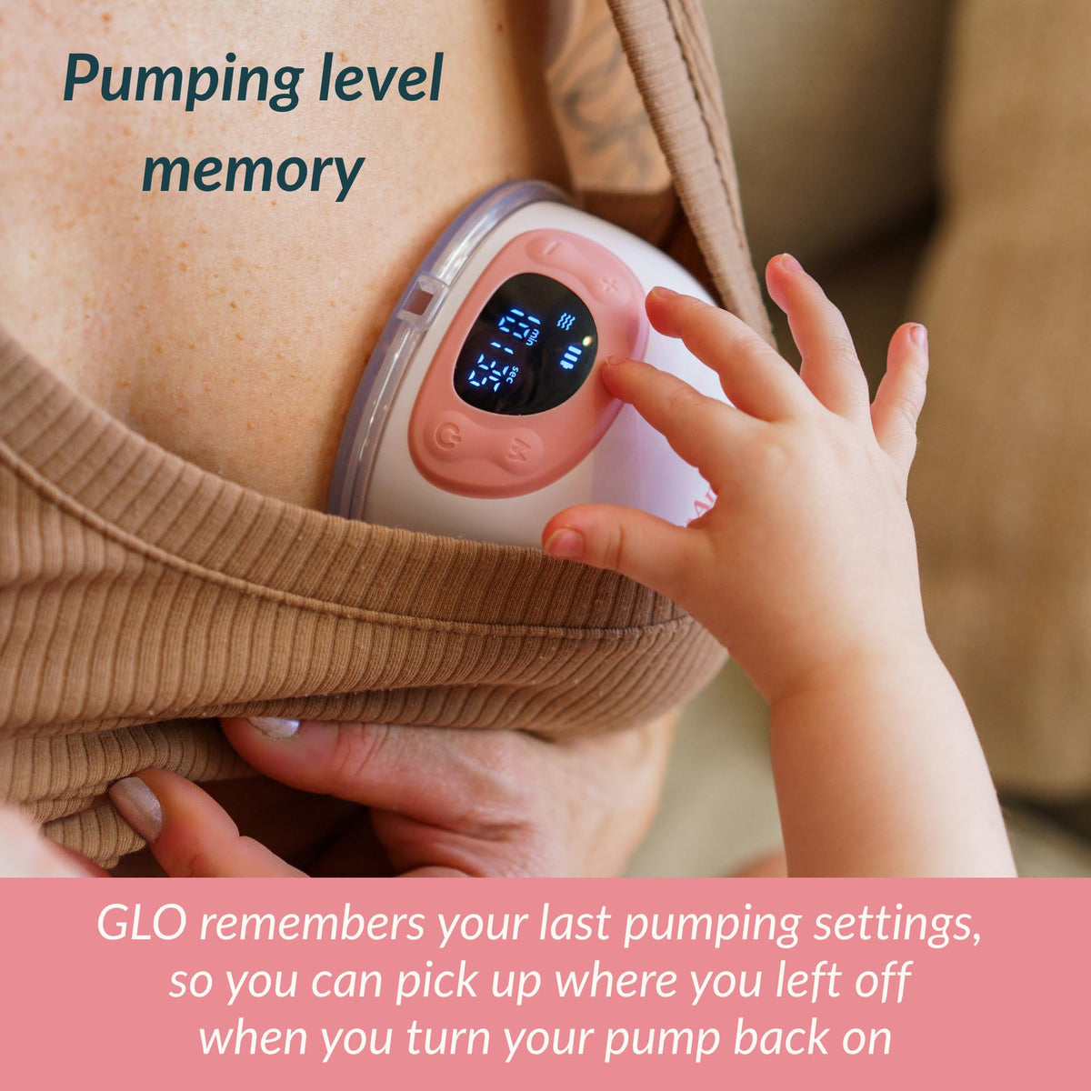 Ameda GLO Wearable Breast Pump | Hands-Free | Hospital Grade | Portable