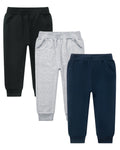 GFQLONG Toddler Boys Pants 100% Cotton Joggers Sweatpants with Pockets 3-4T