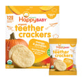 Happy Baby Organics Organic Teether Crackers Gluten Free Mango & Pumpkin with Amaranth 12-0.14 oz Packs