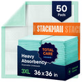 Chucks Super Soft Variety Pack - 3 Sizes - 15 Disposable Underpads - The Right Size for Every Need - (17X24", 23X36", 30X36") - Sample Our Range of Sizes or Pack Them for Your Trip