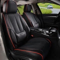 Coverado Car Seat Covers, Seat Covers for Cars, Waterproof Leather Auto Seat Protectors, Leather Car Seat Cushion, Car Interiors Accessories Universal Fit for Most Cars