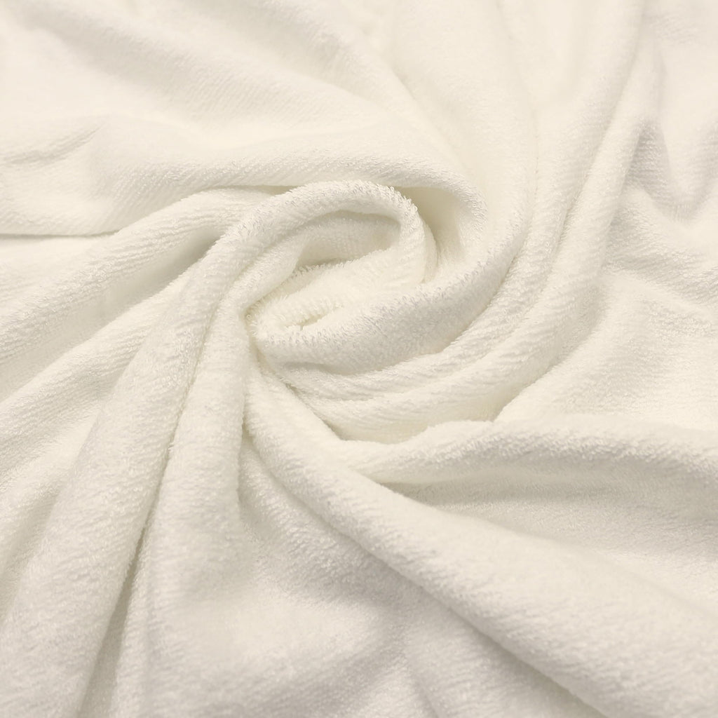 FOREVERPURE Baby Hooded Towel, Soft Viscose made of Bamboo, 35 x 35, Cream
