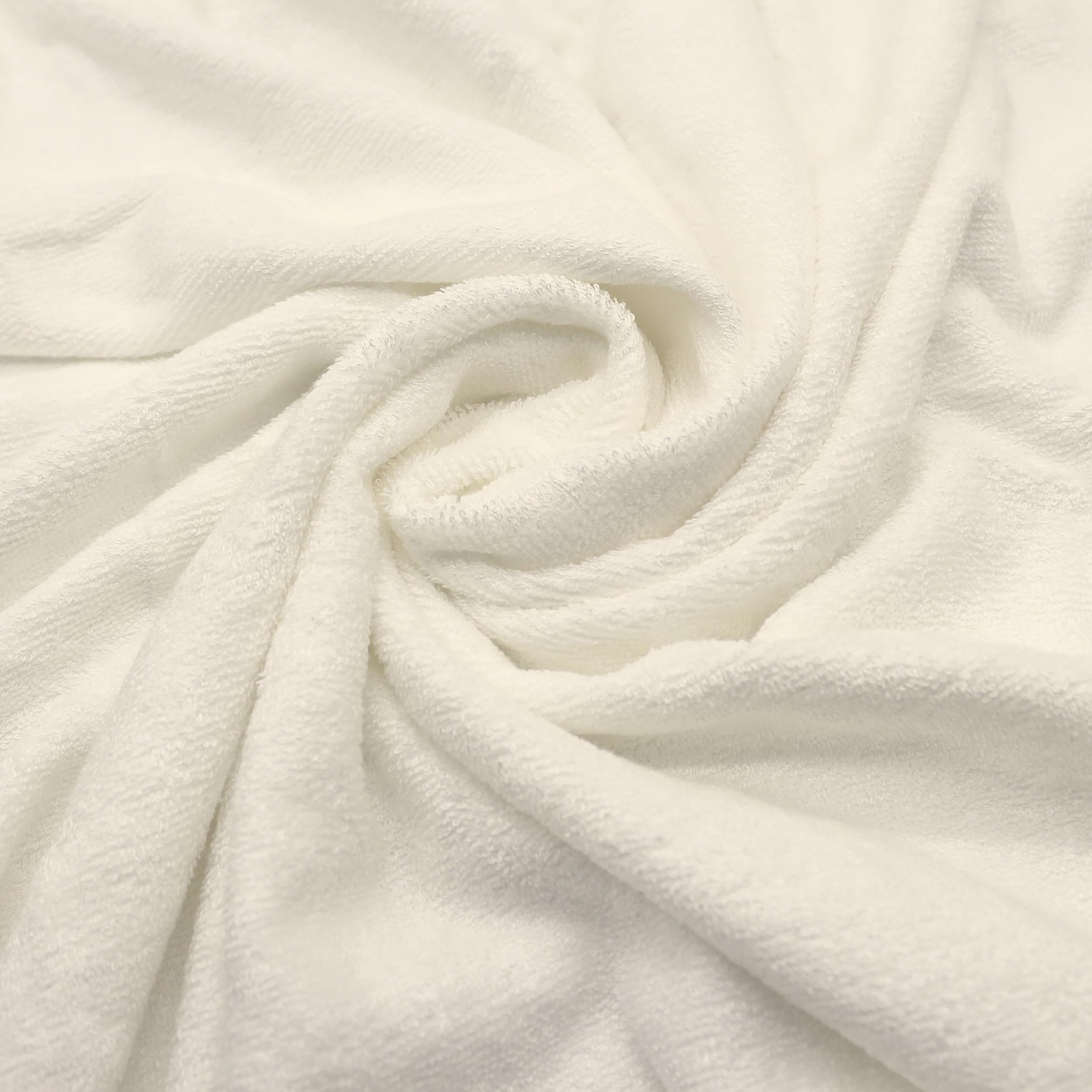 FOREVERPURE Baby Hooded Towel, Soft Viscose made of Bamboo, 35 x 35, Cream