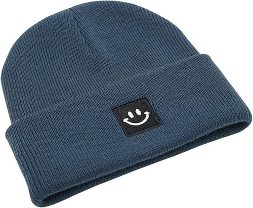 55cube Baby Beanie 0-6 Months Dark Blue Green