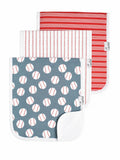 Copper Pearl Premium Baby Burp Cloths - 3-Pack Large Cotton Burp Cloths, Extra Soft Spit Up Rags with 3 Absorbent Layers, Perfect for Baby Boy and Baby Girl Gifts
