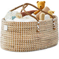BEBE BASK Premium Baby Diaper Caddy Organizer - Basket With Cotton Divider