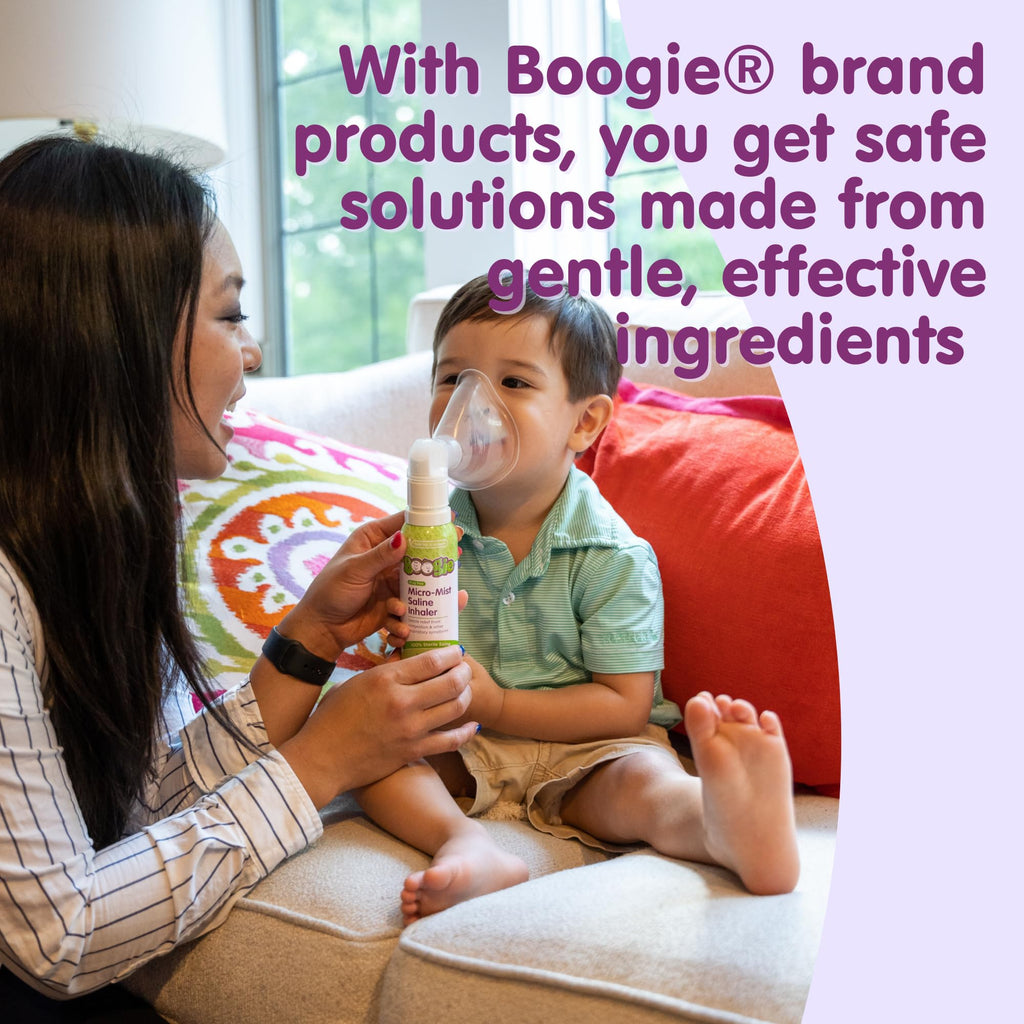 Boogie Micro-Mist Saline Inhaler, Unscented - 1.7 oz