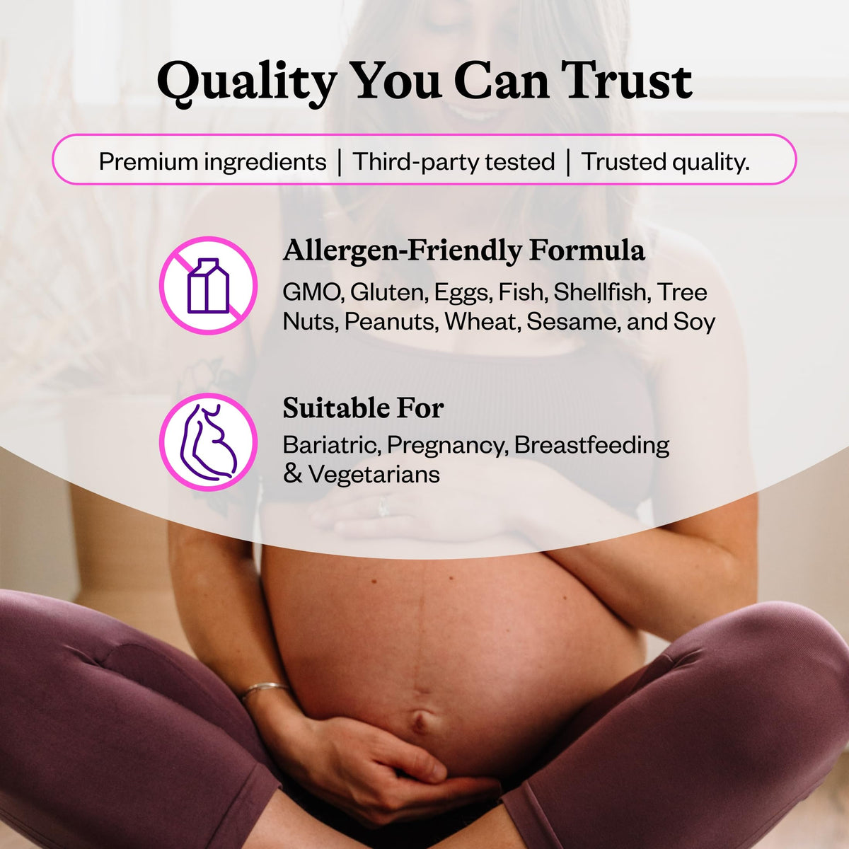 Seeking Health Optimal Prenatal - Supplement with Vitamin B12, L-Methylfolate, & Choline - Vegetarian Supplement to Support Optimal Prenatal Health - 240 Capsules