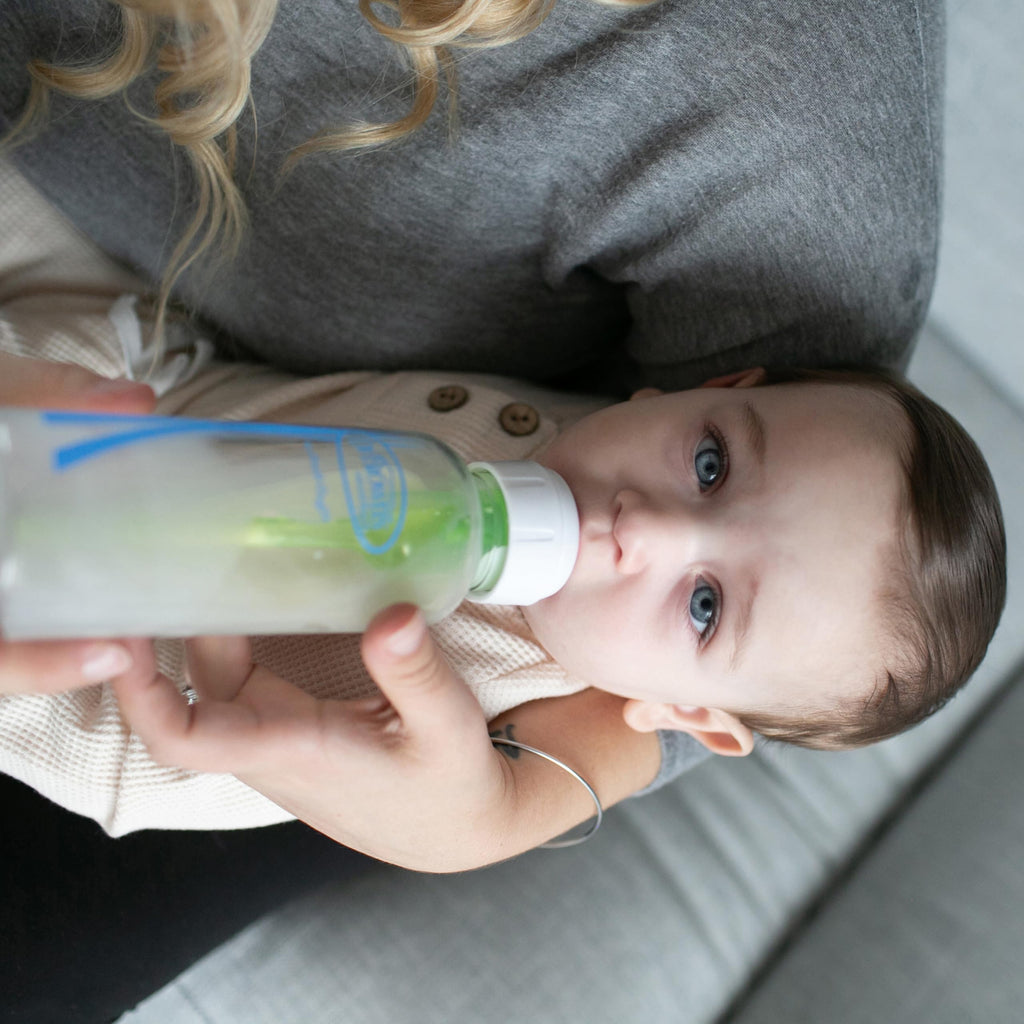 Dr. Brown's Anti-Colic Options+ Narrow Glass Baby Bottle, 8 oz, 3-Pack
