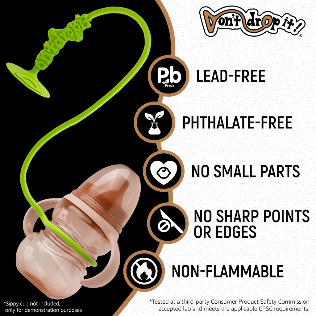 Don't Drop It® Silicone Suction Cup Strap Tether