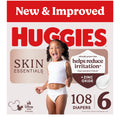 Huggies Skin Essentials Diapers Size 6, 108 Count (2 Packs of 54)