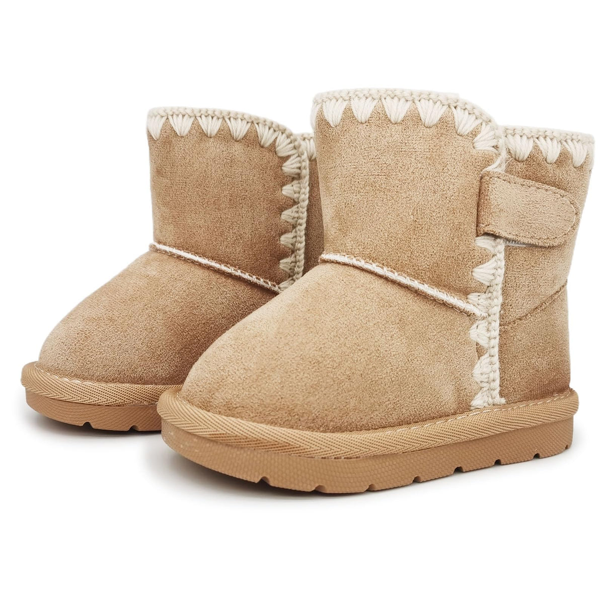 iSusuJo Baby Boots Infant Boy Girl Winter Snow Booties Pink 6-12 Months