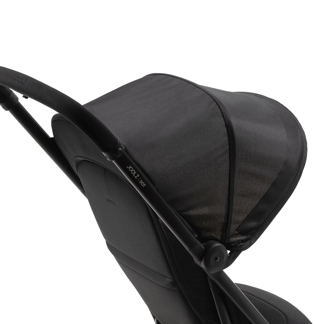 Joolz Dot Ultra Lightweight Travel Stroller – Compact Fold, Airplane Compatible, 5-Point Harness, UPF 50+ Canopy – Easy to Carry City & Travel Stroller - Space Black