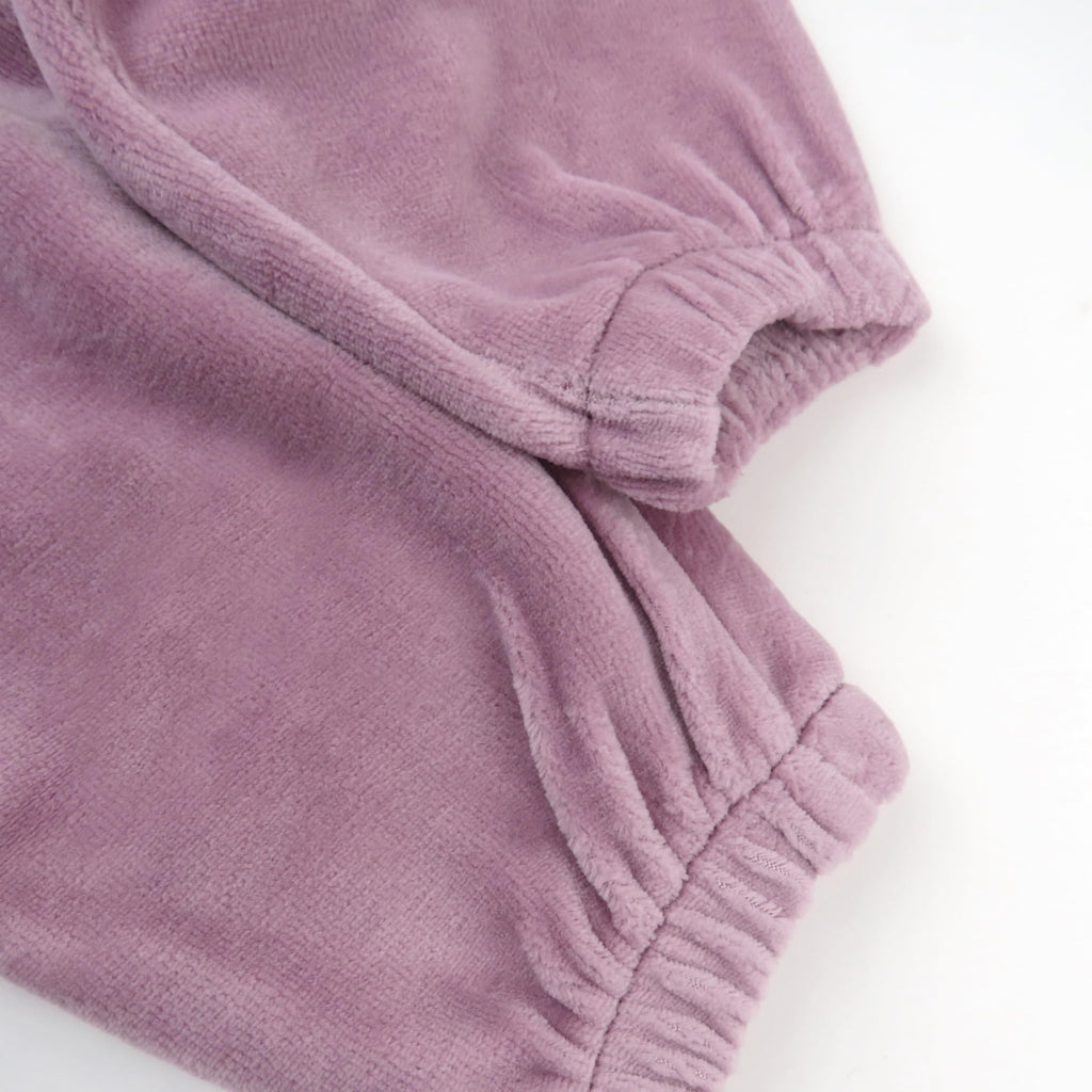 HonestBaby 2-Piece Cozy Velour Sweatshirt and Jogger Sweatpants Set Org. Cotton for Toddler, Baby, Dusty Lavendar, 6 Years