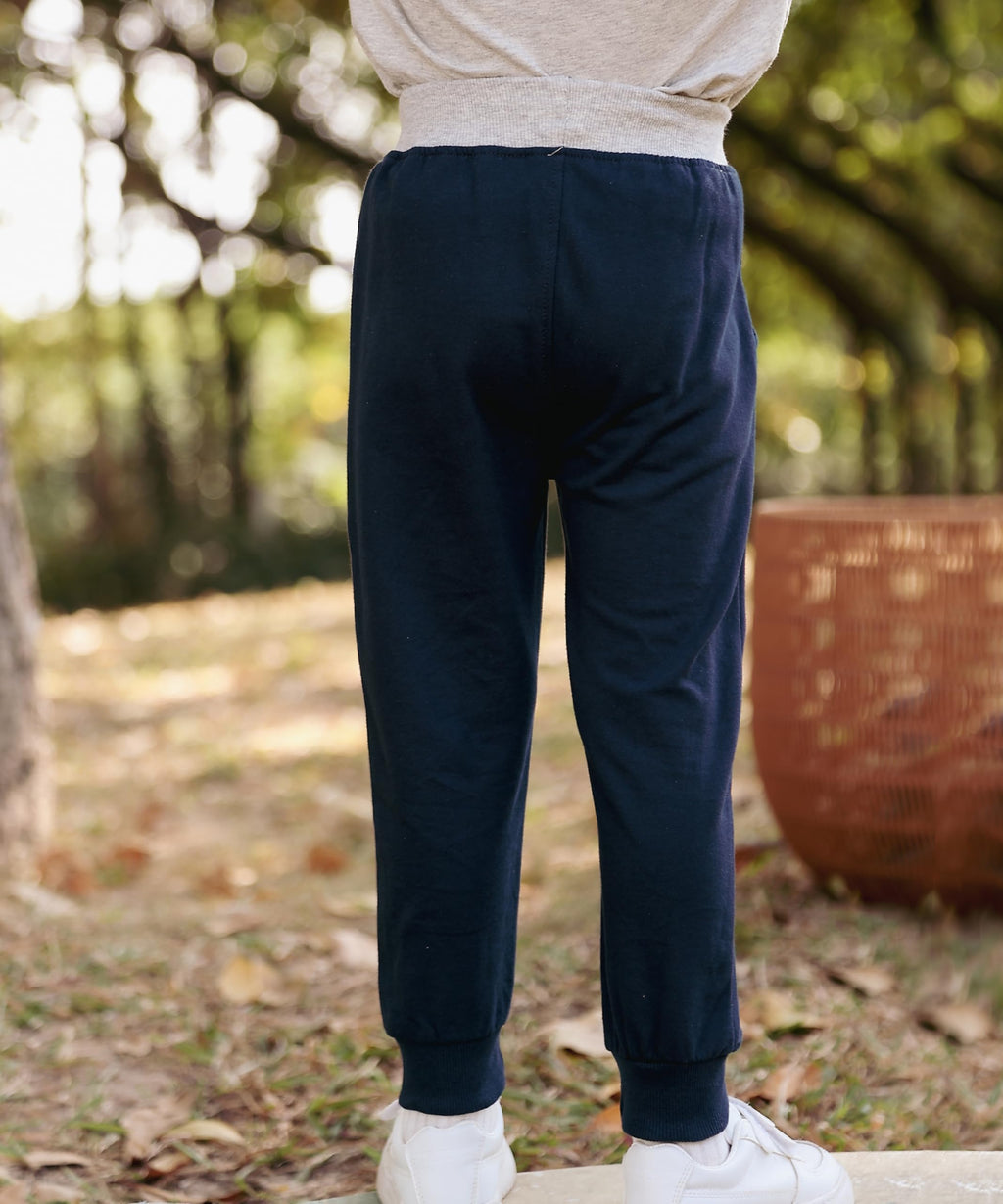 GFQLONG Toddler Boys Joggers Pants Cotton Kids Athletic Sweatpants 5-6T