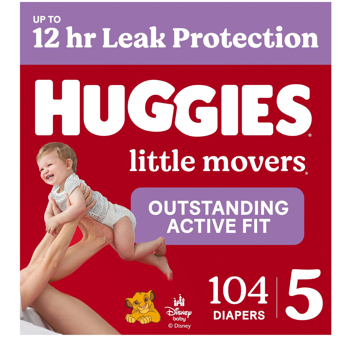 Huggies Little Movers Diapers Size 4, 66 Count