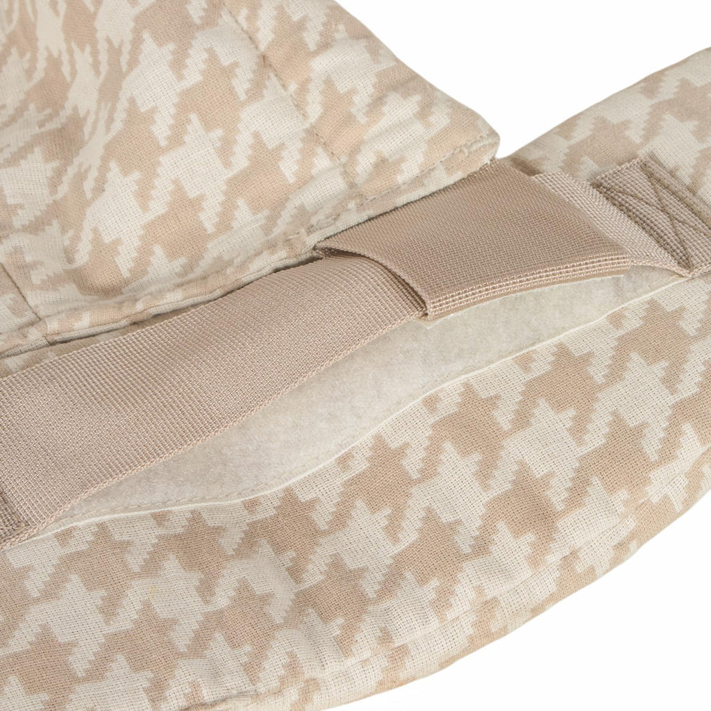 Lujifo Baby Carrier for Newborns to Toddlers, Houndstooth Adjustable Soft Cotton Linen Carrier, 4-in -1 Lightweight Front and Back Ergonomic Baby Holder Carrier