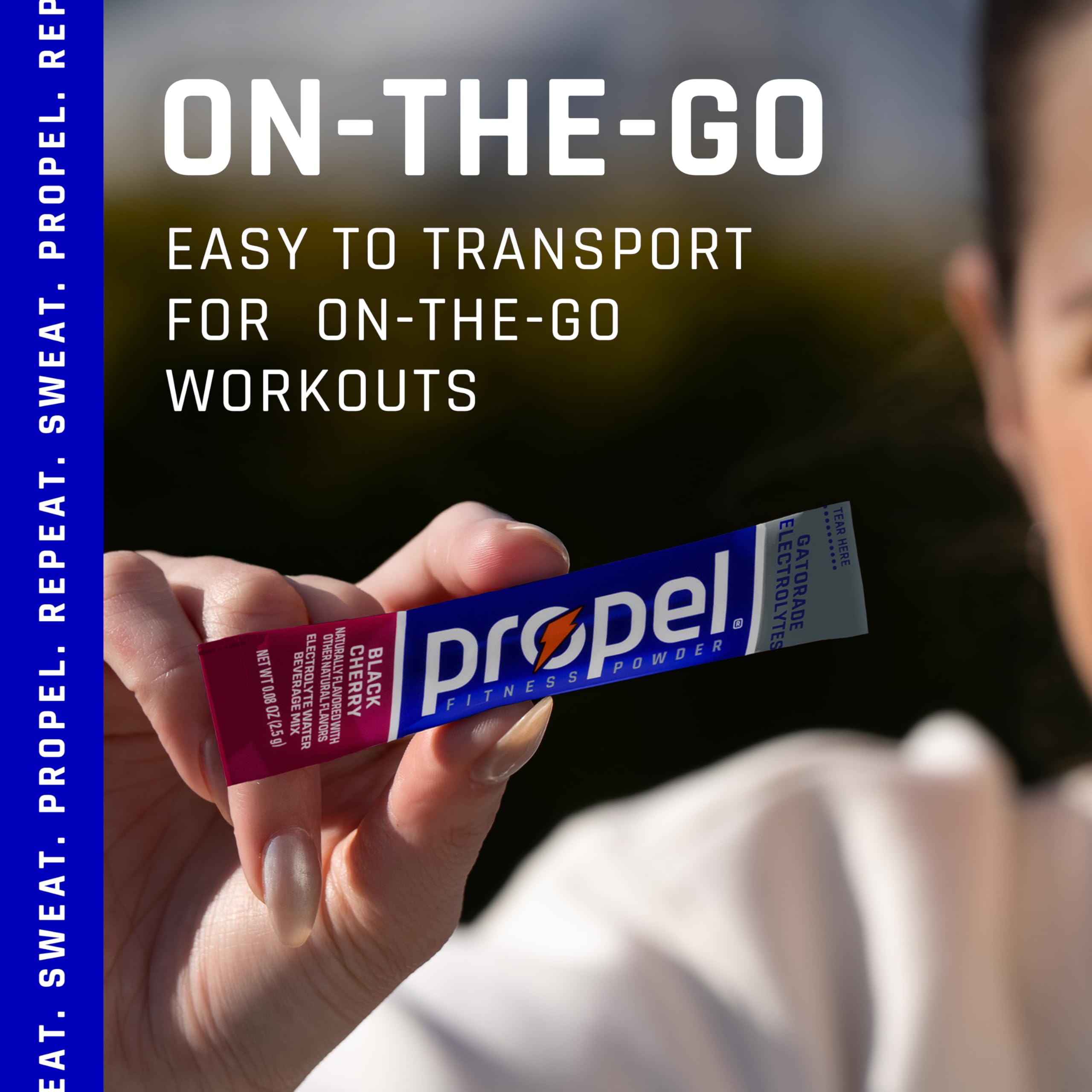 Propel Electrolyte Enhanced Water Drink Mix Powder Packets, Grape Variety Pack, Zero Calorie & Sugar Hydration with Vitamins C & E (30 Packets)