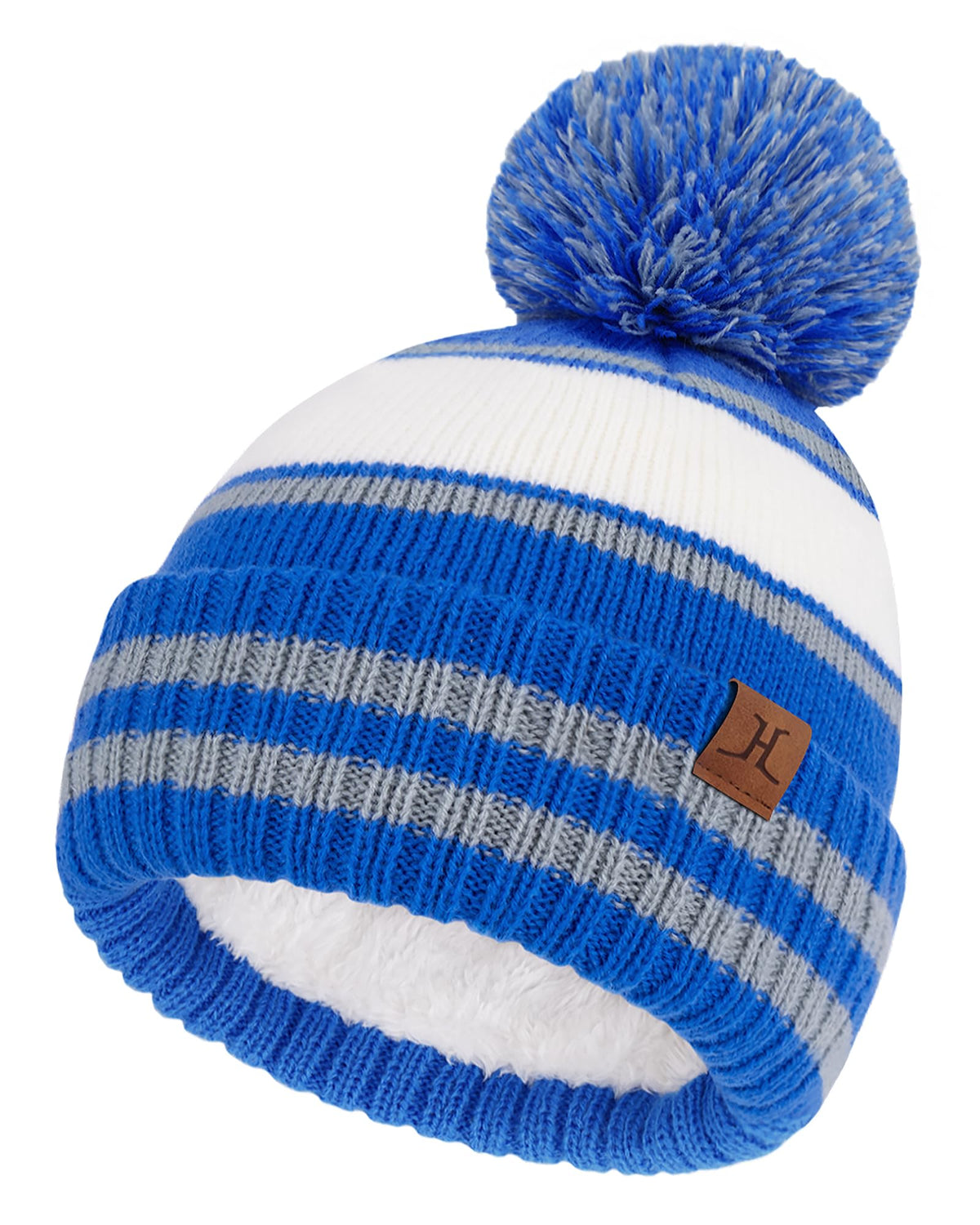 FZ FANTASTIC ZONE Kids Toddler Winter Hat Beanie with Warm Fleece Aged 2-7
