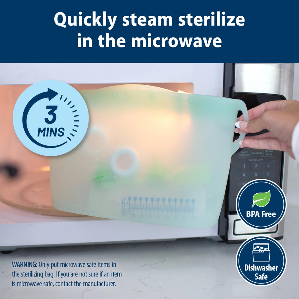 Dr. Brown's Microwave Steam Silicone Sterilizer Bag