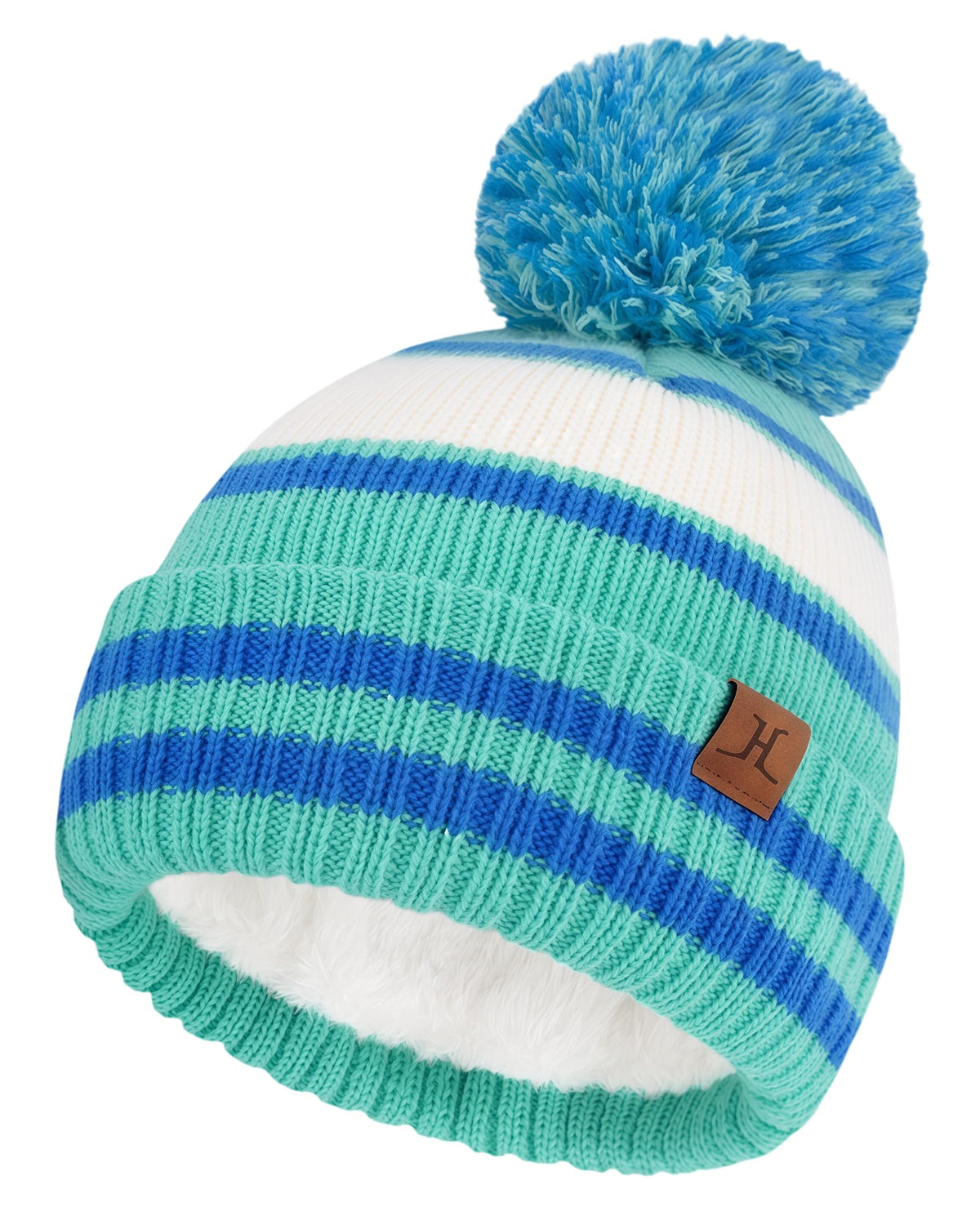 FZ FANTASTIC ZONE Kids Toddler Winter Hat Beanie with Warm Fleece Aged 2-7