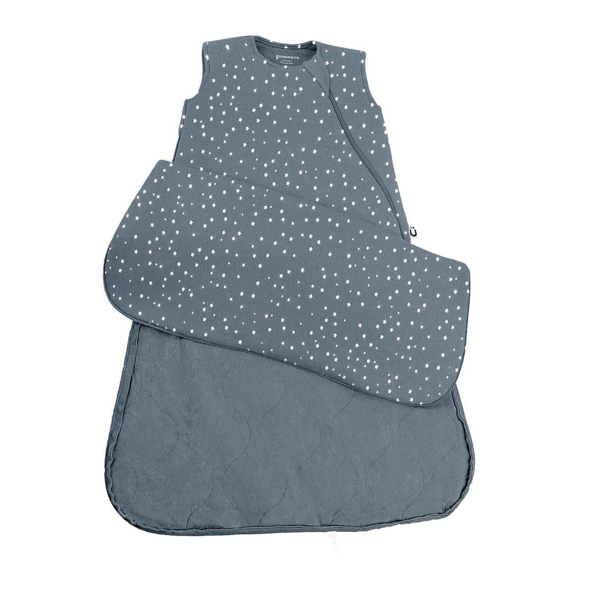 GUNAMUNA Sleep Sacks for Babies Toddlers and Newborns, Easy Changing Diaper Zipper, 2.5 TOG, Sage, 24-36 Months