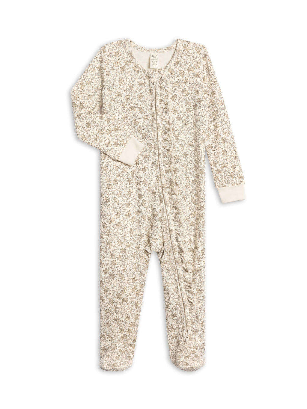 Colored Organics KENDI Zip Sleeper - Laverne Floral 12-18M