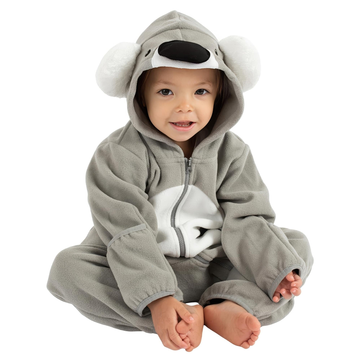 Cuddle Club Fleece Baby Bunting Bodysuit Hoodie, Newborn - 5T