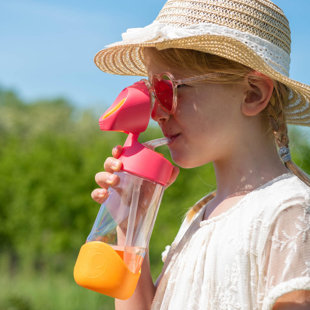 b.box Tritan™ Kids Water Bottle with Straw, 15 oz Toddler Water Bottle