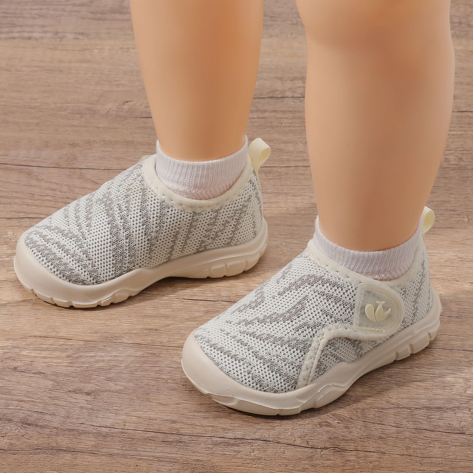 FEETCITY Infant Shoes Girls Boys Toddler Slip On Sneaker Newborn Crib Shoe Baby First Walking Shoes