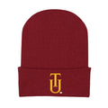 College Baby Infant Knit Cap Tuskegee Golden Tigers Logo - Crimson - Newborn