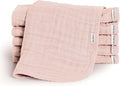 Gerber Baby Unisex Muslin Burp Cloths 6-Pack, Pink, Large Size 20" x 10"