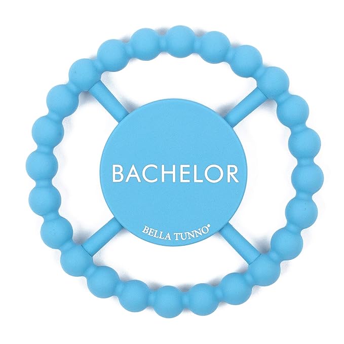Baby Teether by Bella Tunno, Silicone Teethers for Babies 3-6 months, 6-12 months, Baby Toys, Pacifier, Teething Relief, Boys, Girls, Bachelor