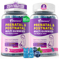 Prenatal Vitamins for Women Gummies + Methylfolate, DHA & Iron, Vegan,120Ct