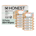 The Honest Company Hypoallergenic Multi-Use Baby Wipes for Sensitive Skin, Sunburst, 864 Count