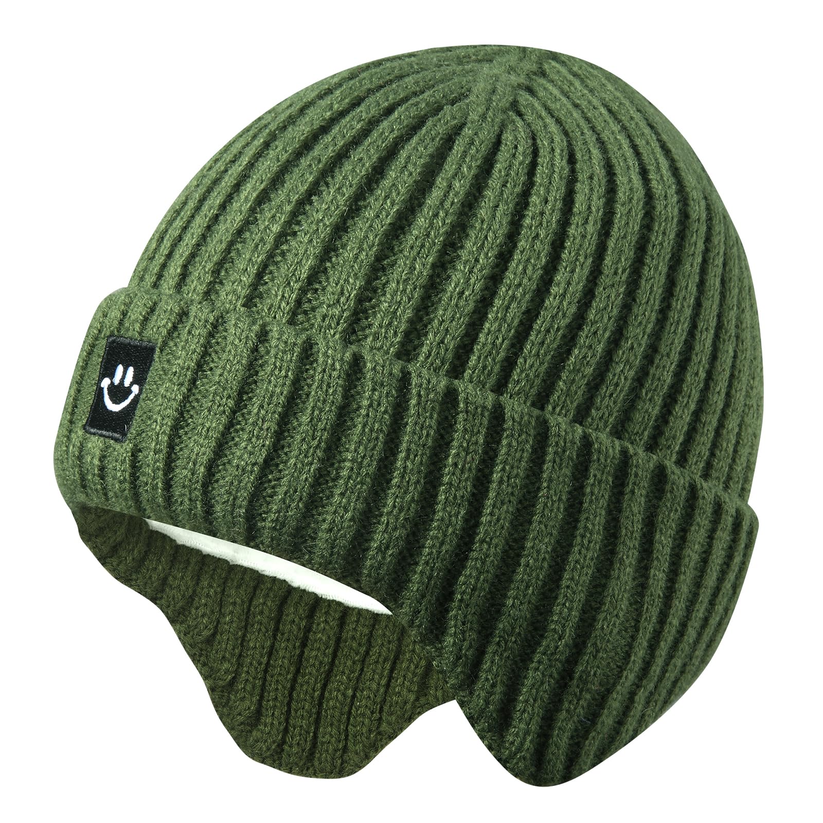 MaxNova Winter Knit Baby Hat 3-8 Years Amy Green