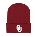 College Baby Infant Knit Cap Oklahoma Sooners Logo - Crimson - Newborn