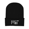 College Baby Infant Knit Cap MIT Engineers Logo - Black - Newborn
