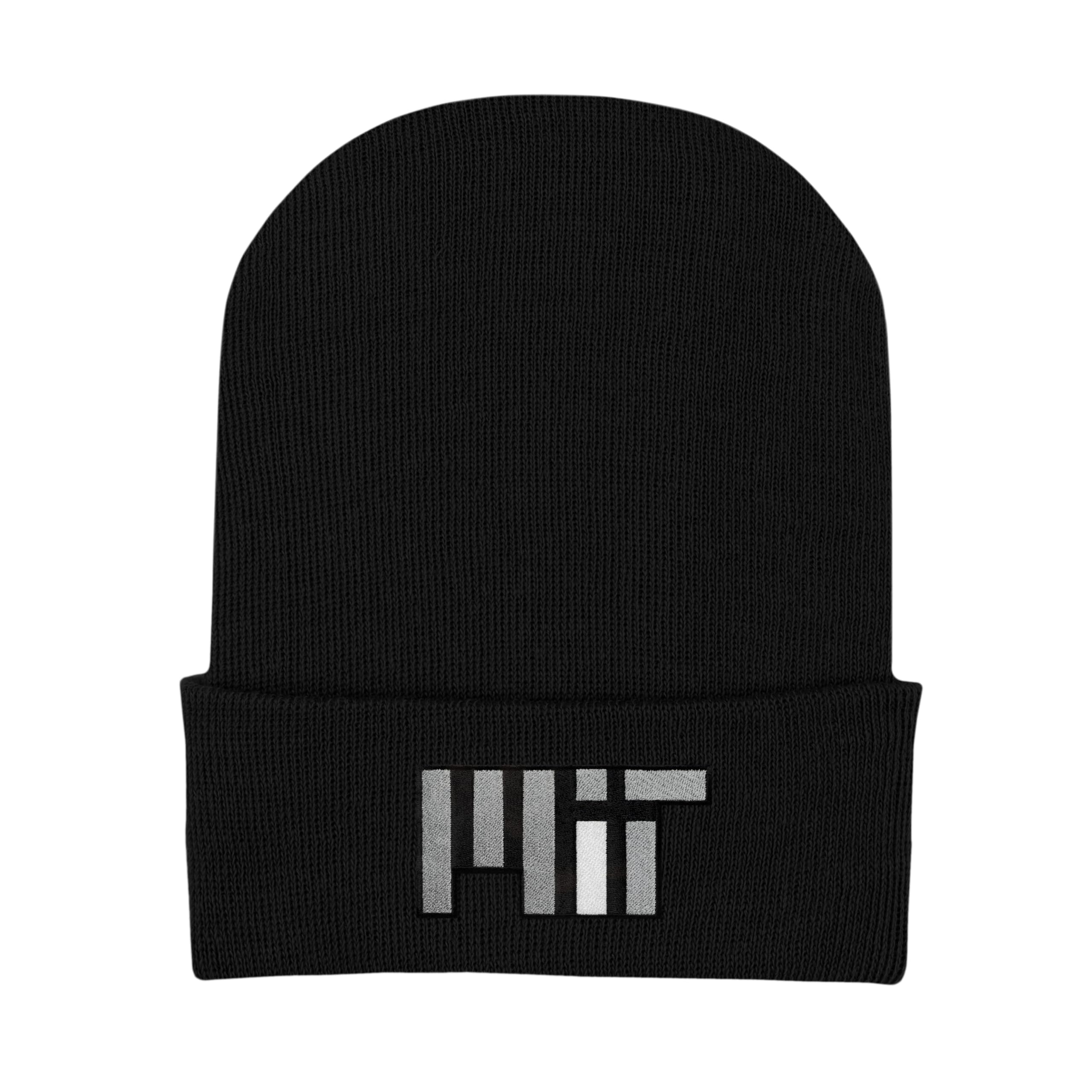 College Baby Infant Knit Cap MIT Engineers Logo - Black - Newborn