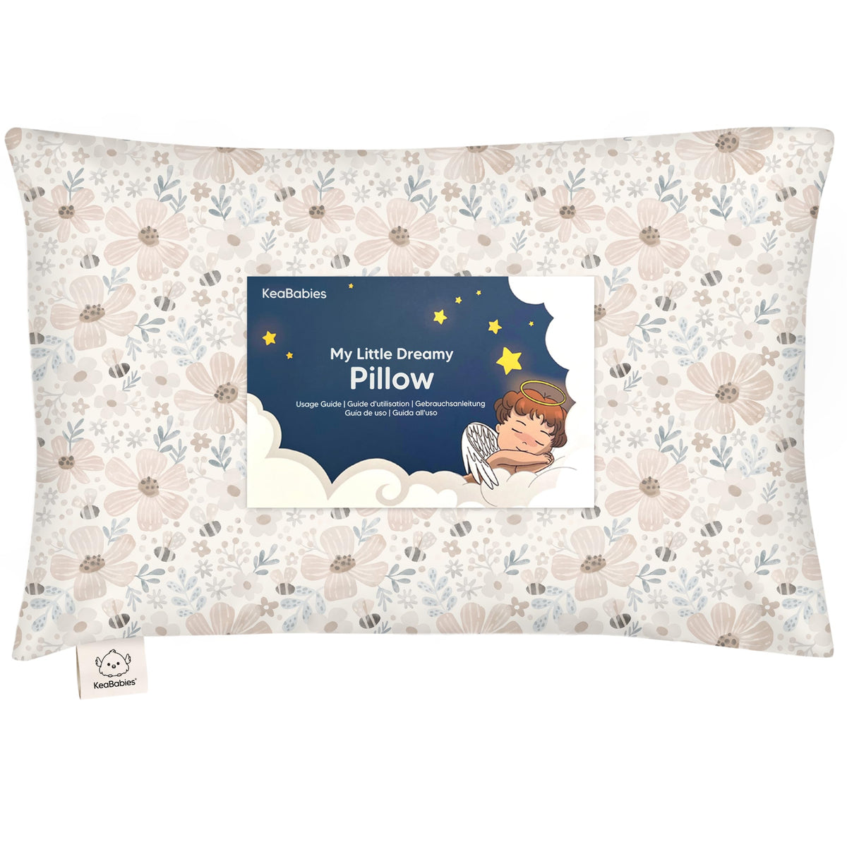 Toddler Pillow with Pillowcase, 13x18 My Little Dreamy Pillow (Dino Patrol)