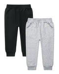 GFQLONG Toddler Boys Pants 100% Cotton Joggers Sweatpants with Pockets 3-4T