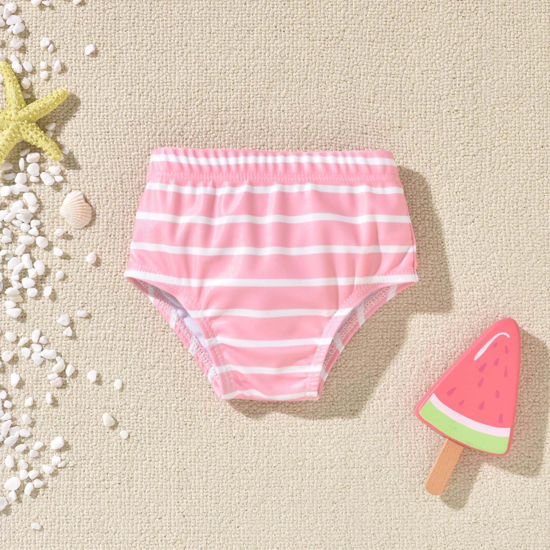 3-6 Months Baby Infant Girls Swimsuit Flamingo Ruffle Bathing Suit Bikini Swimming Suit Swimwear Beach Wear Two Piece