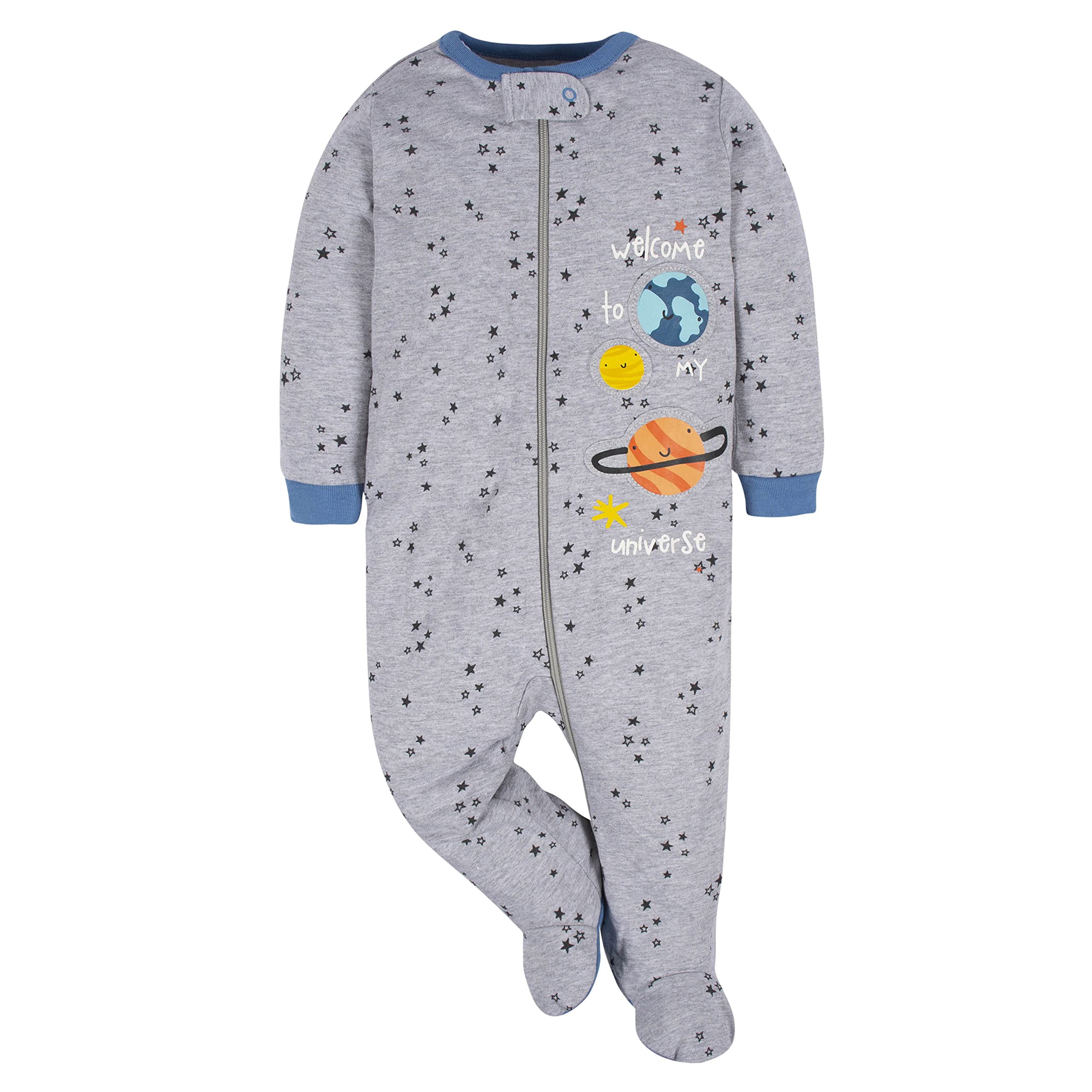Gerber Baby Boys 4 Pack 'N Play Footie And Toddler Sleepers, Space, 3-6 Months US
