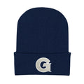 College Baby Knit Cap Georgetown Hoyas Logo - Navy - Newborn