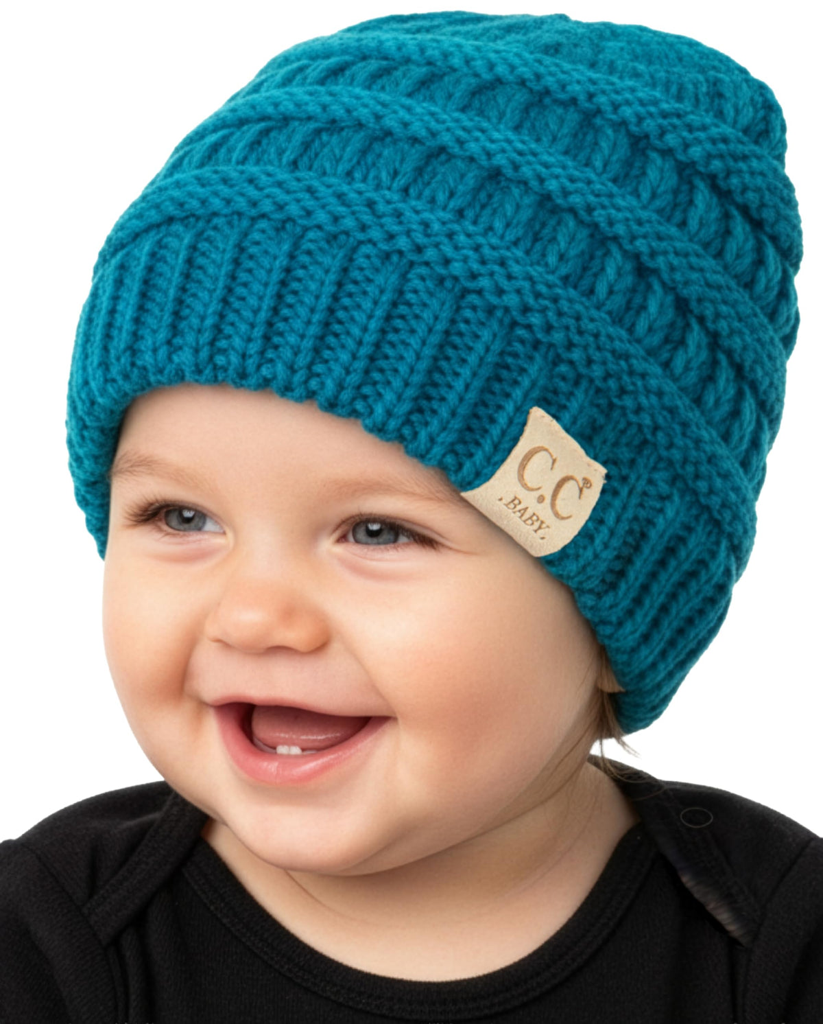 Funky Junque Baby Winter Hat – Cute Newborn Beanie, Infant Girl Hats 0–12 Months, Soft Knit Baby Beanies for Boys & Girls, Cozy Warm Stocking Stuffer Gift: Beige